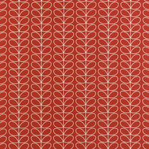 Linear Stem Tomato Fabric by the Metre